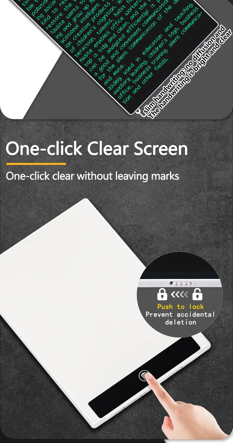 11.5-inch Full Screen Superfine Handwriting LCD Writing Tablet Electronic Drawing Board  Graffiti Painting Memo Learn Pads