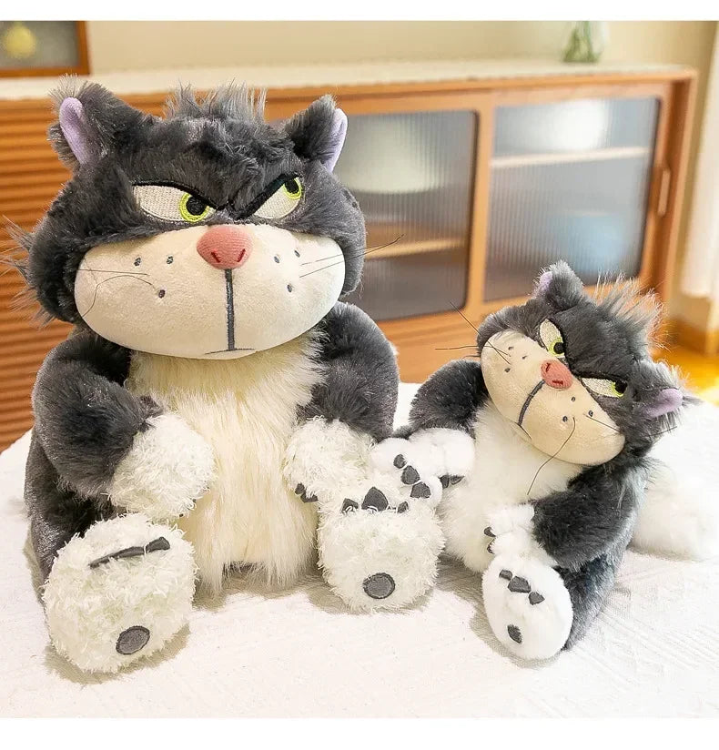 Disney 30cm Lucifer The Cat Cute Doll Plush Toy Throw Pillow Cat Doll Birthday Gift Valentine's Day Plush 's Toy
