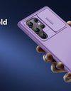 for Samsung Galaxy S24 S23 Ultra Case with Camera Cover Screen Protector Silky Touch Military Drop Protection Phone Case