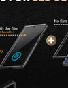 for Samsung Galaxy S24 S23 Ultra Case Bulit-in Screen Protector & Slide Camera Cover Phone Case with Kickstand Belt-Clip