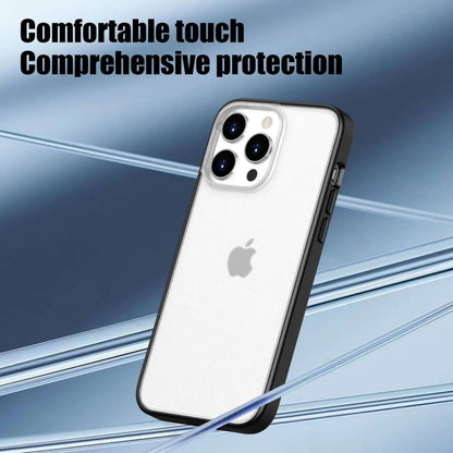 for iPhone 15 Case 15 Pro 15 Plus Case Frosted Matte Translucent Gasket Around Shockproof Cover for iPhone 15 Pro Max Case