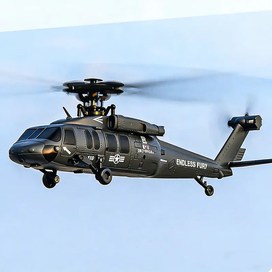 Remote Control Military Helicopter With Optical Flow Positioning