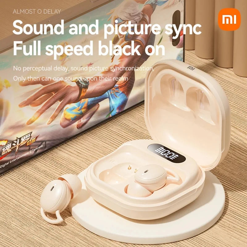 XIAOMI M72 New Wireless Sleeping Earbuds Mini Bluetooth5.4 Touch Cotrol In Ear Headphone comfortable Noise Reduction Headset