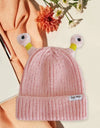 Glowing Little Monster Knit Hat Portable Children Winter Hat Kids for Running Backpacking Skating Camping Outdoor