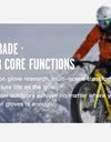 3M Winter Cycling Skiing Waterproof Gloves Black Warm Touchscreen Motorcycle Gloves Men Outdoor Scooter Riding Bike Gloves