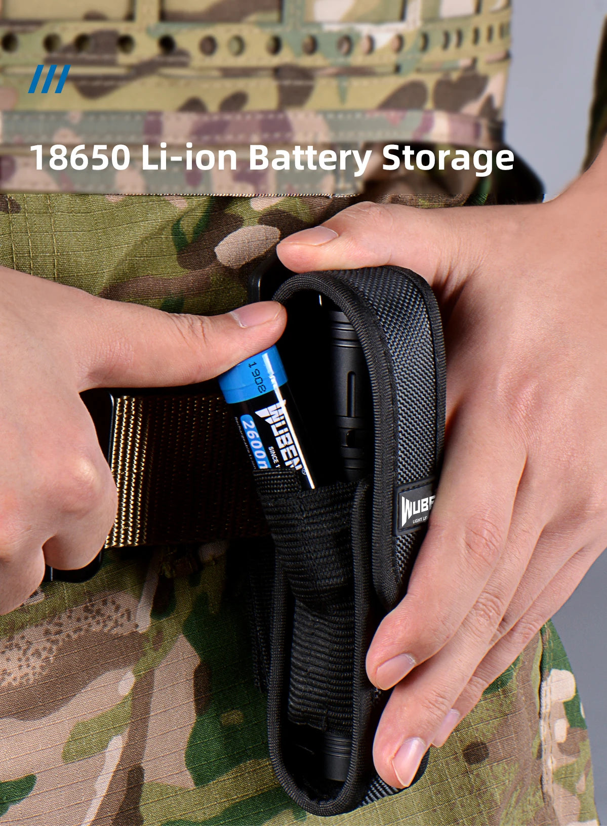 Adjustable Nylon Flashlight Holster