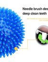 Pet Dog Toys Cat Puppy Sounding Toy Polka Squeaky Tooth Cleaning Ball TPR Training Pet Teeth Chewing Toy Thorn Balls Accessories