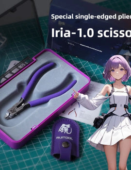 4.7 Inch Model Nippers Ultra-Thin Single-Edged Model Building Tools for Beginners to Repair and Fix Plastic Models Pliers