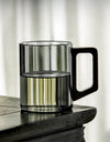 400ml Heat-resistant Glass Cups with Walnut Handle Household Flower Tea Mug Tea Making Cup Milk Water Cup