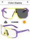 Photochromic Cycling Glasses Outdoor Bicycle Sunglasses Men MTB Cycling Sunglasses Women Road Bike Glasses UV400 Bicycle Glasses