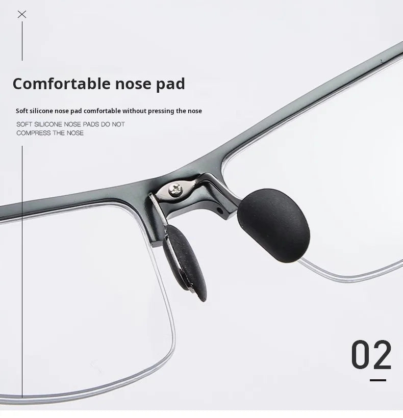 Lightweight Aluminum Magnesium Sports Cycling Half Frame Eyeglasses Frames