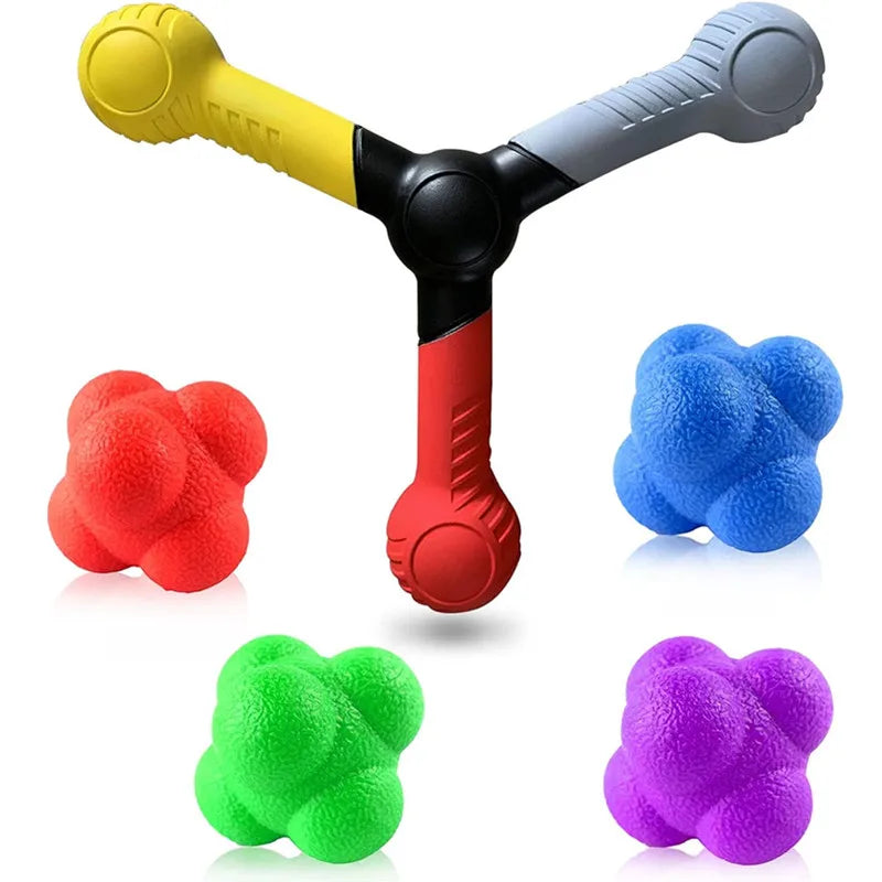 Reactive Catch Trainer For Improving Hand-Eye Coordination & Speed Reaction Speed Training Stick Baseball Boxing Reflex