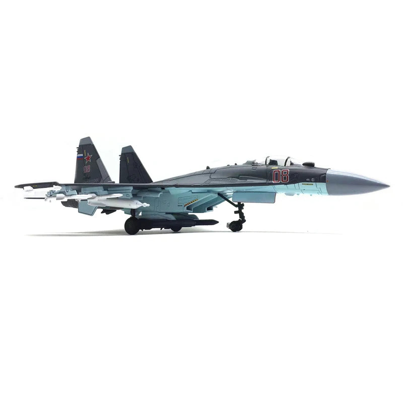 Russian Air Force Su-35 Fighter Aircraft Model