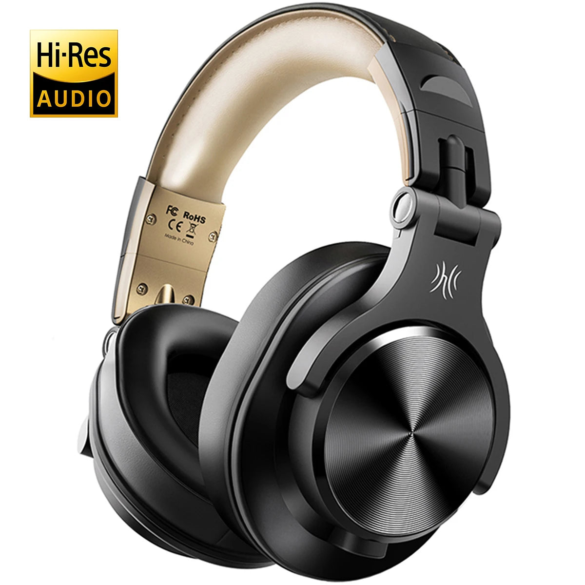 A70 Fusion Wired + Wireless Bluetooth 5.2 Headphones For Phone With Mic Over Ear Studio DJ Headphone Recording Headset