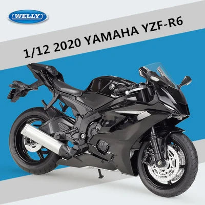 Diecast Yamaha YZF R6 Racing Motorcycle Model 1 to 12 Scale