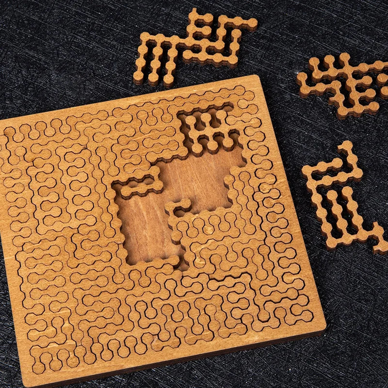 Wooden Brain Teaser Puzzle Game