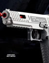 Automatic Desert Eagle Pistol Decompression Radish Gun Continuous Shell Ejection Empty Hanging Revolver Toy Gun