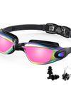 Swimming Goggles Professional Waterproof Swim Eyewear Glasses Anti-fog 100% UV Protection No Leaking For Adult Men Women Youth