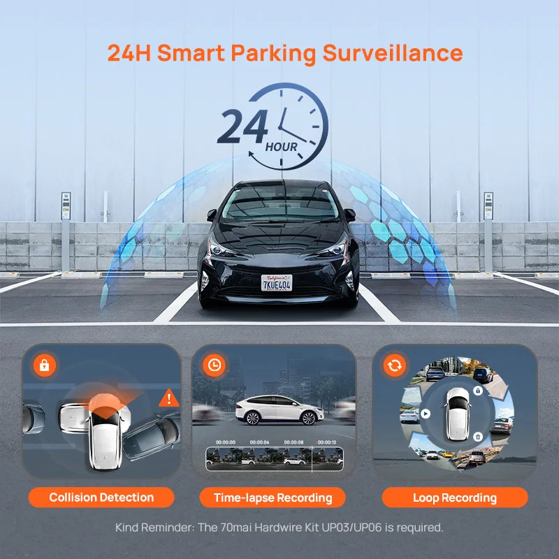 Rearview Dash Cam S410 9.35" Touch Screen Mirror Dash Cam – Dual Channel 1440P HDR Front & Rear Car DVR with WiFi, Night Vision, G-Sensor
