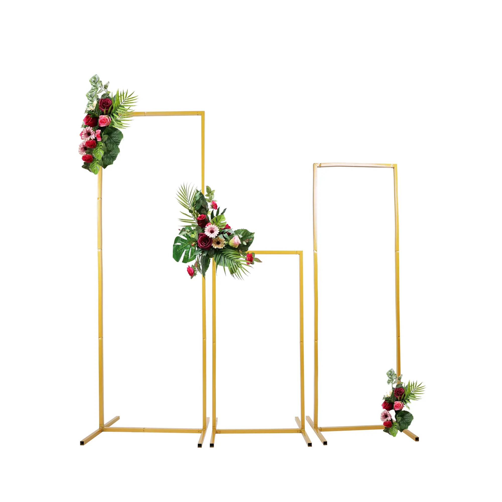 Wedding Arch Metal Iron Backdrop Stand Wedding Floral Decoration Props Birthday Party Balloon Arch Backdrop Stand  Shower