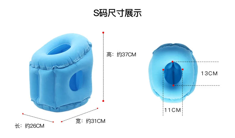 Inflatable Pillow Travel Work Journey Bus Train Airplane Sleeping Neck Pillow Neck Protection Cervical Inflatable Body Pillow