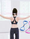 Yoga Elastic Exercise Bands Fitness Equipment CrossFit Bodybuilding Workout Tension Rope Resistance Band Home Gym
