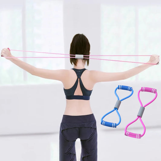 Yoga Elastic Exercise Bands Fitness Equipment CrossFit Bodybuilding Workout Tension Rope Resistance Band Home Gym