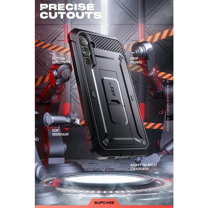For Samsung Galaxy S23 FE Case (2023) UB Pro Full-Body Dual Layer Rugged Case WITH Built-in Screen Protector & Kickstand