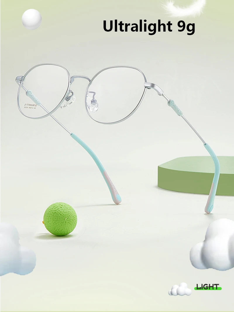 Kids Beta Titanium Lightweight Eyeglasses Frame