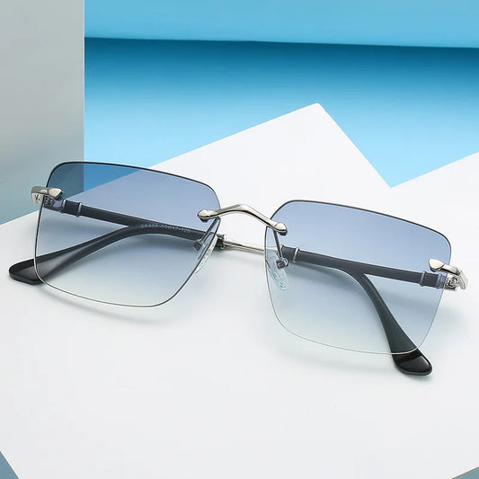 Trimmed Square Sunglasses Cover Trend European And American Star Glasses