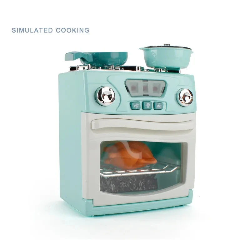 Kitchen Toys for Girls Boys Home Appliances Juicer Washing Machine Toaster Microwave Egg Cooker  Play House Toys