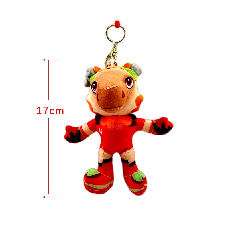 2026 Football Trophy Keychain Soccer Fan Backpack Charm Collectible