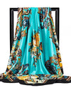 Scarves For Women Print Silk Satin Head Scarf Female Luxury Brand Square Shawl Large Hijab Scarfs