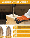 Hex Masonry Drill Bits 1/4 Shank Titanium Steel Metal Cross Drill For Glass Ceramic Concrete Brick Hard Drill Bit Tool