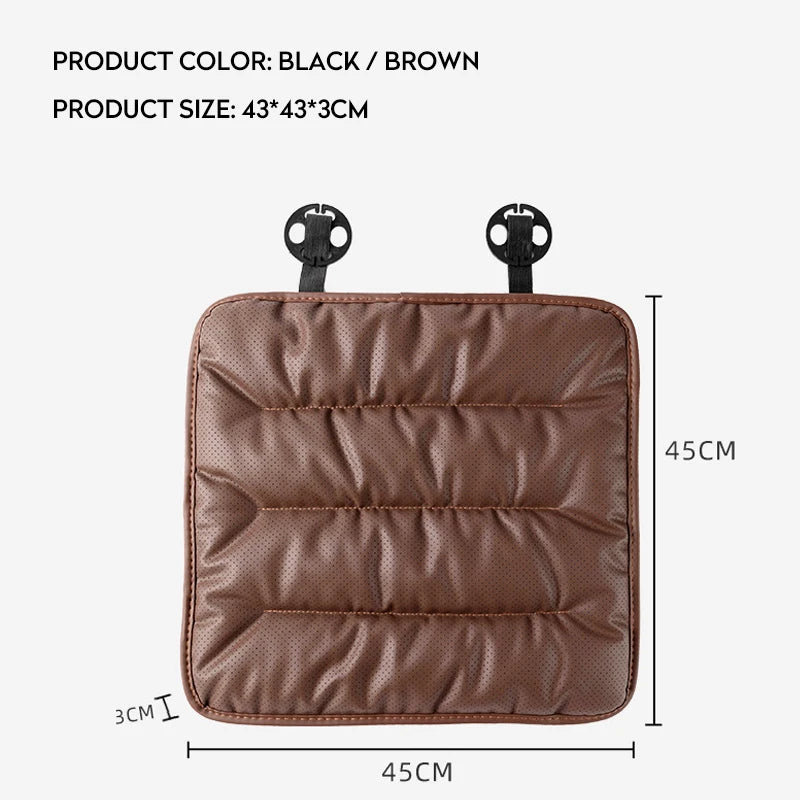 Nappa Leather Breathable Car Seat Cushion Soft Universal Anti Slip Auto Seat Protector Pads Car Seat Covers Interior Accessoires
