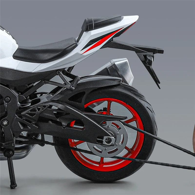 Diecast Suzuki GSX 1000R Racing Motorcycle Model 1 to 9 Scale
