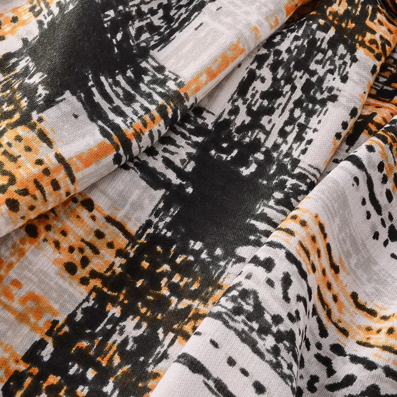 Floral Brand Scarf Luxury Designers New Style Women Elegant Scarves Hug Shawls Pink Purple Scarf Bandana Fashion Design Shawls