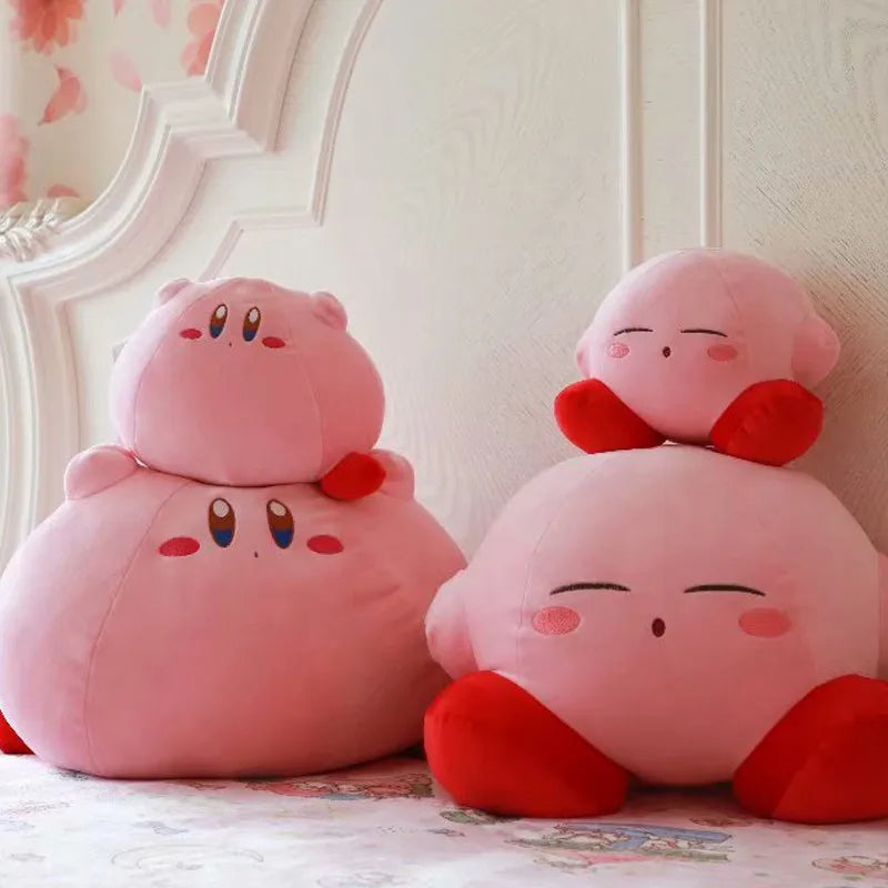 Kirby Pillow Cartoon Cute Plush Doll Stuffed Animal Peripheral 's Birthday Gift Home Stuffed Animal Plushies Toy