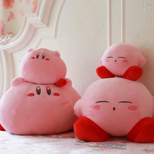 Kirby Pillow Cartoon Cute Plush Doll Stuffed Animal Peripheral 's Birthday Gift Home Stuffed Animal Plushies Toy