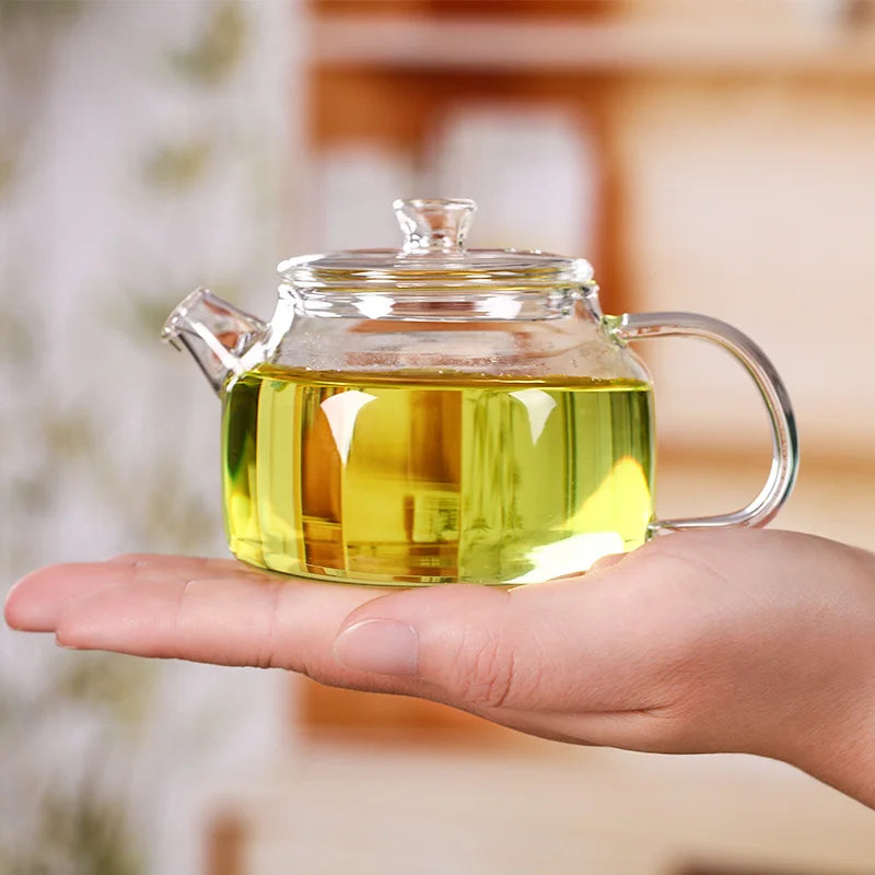 200ml Transparent Glass Teapot with Filter
