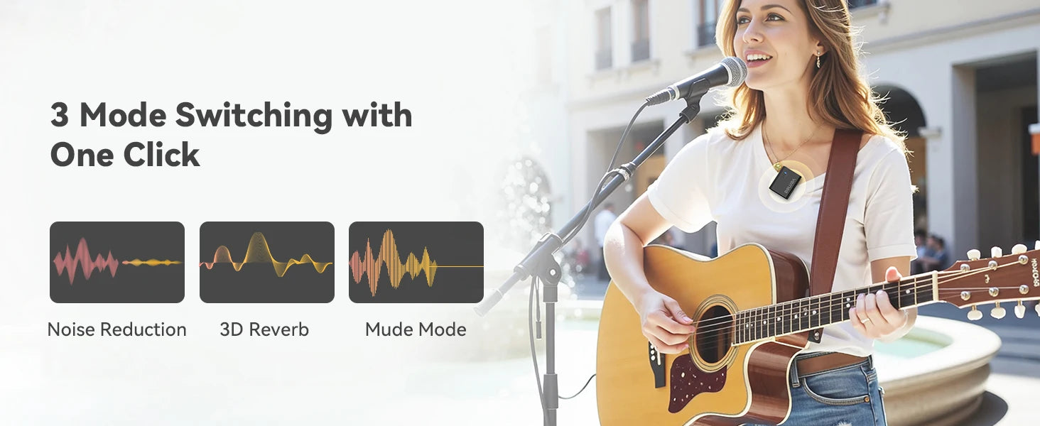 M1 Wireless Lavalier Microphone with Charging Case Short Video Recording Mini Mic for iPhone/iPad/Android