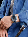 Luxury Stainless Steel Waterproof Classic Quartz Wristwatches Male Big Face Clock