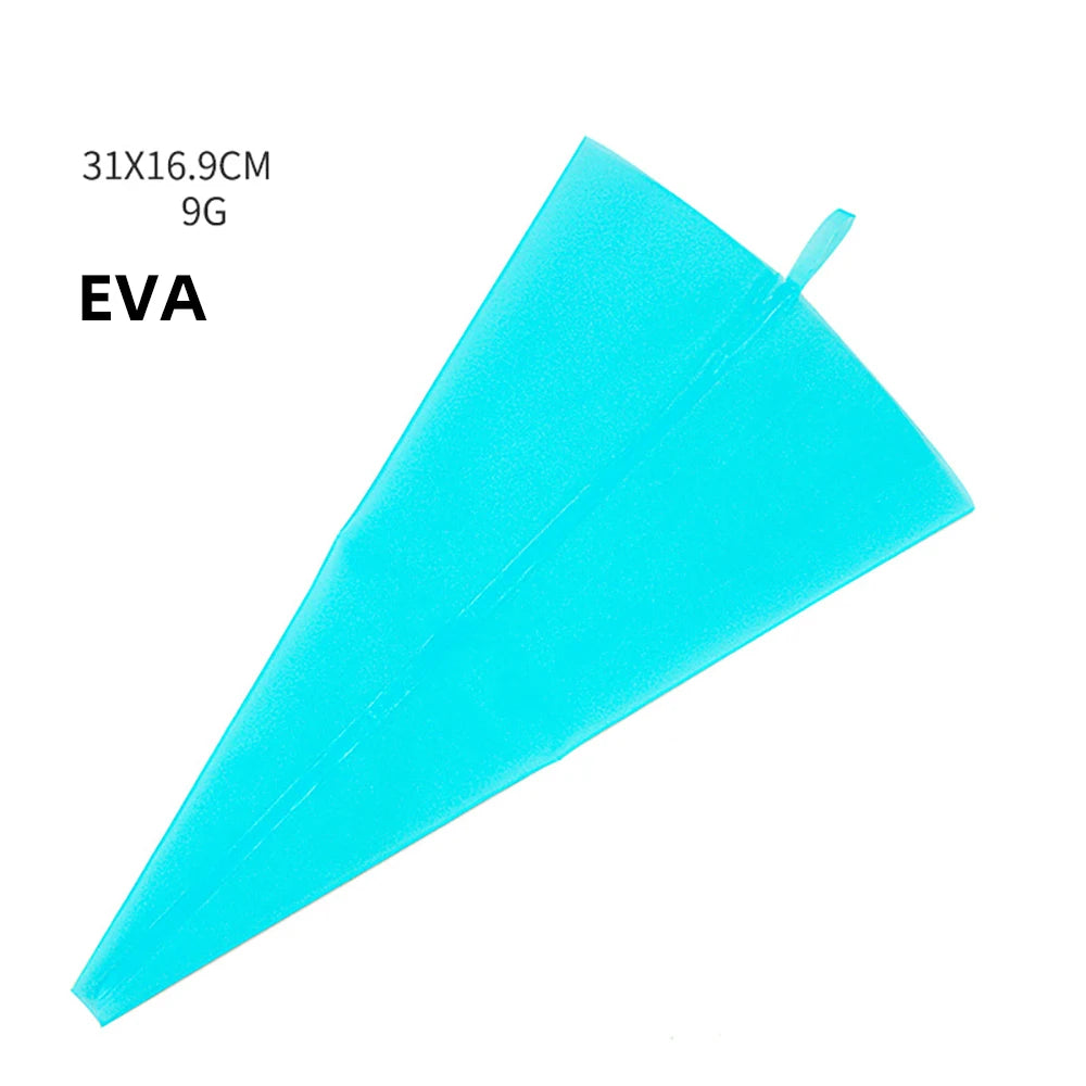 5 Sizes Silicone Icing Piping Cream Pastry Bag Reusable DIY Confectionery Bag Kitchen Accessories Cake Decorating Baking Tools