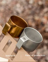 Portable Outdoor Travel Camping Tea Coffee Mug Cup 304 Stainless Steel Water Cup for Picnic Hiking