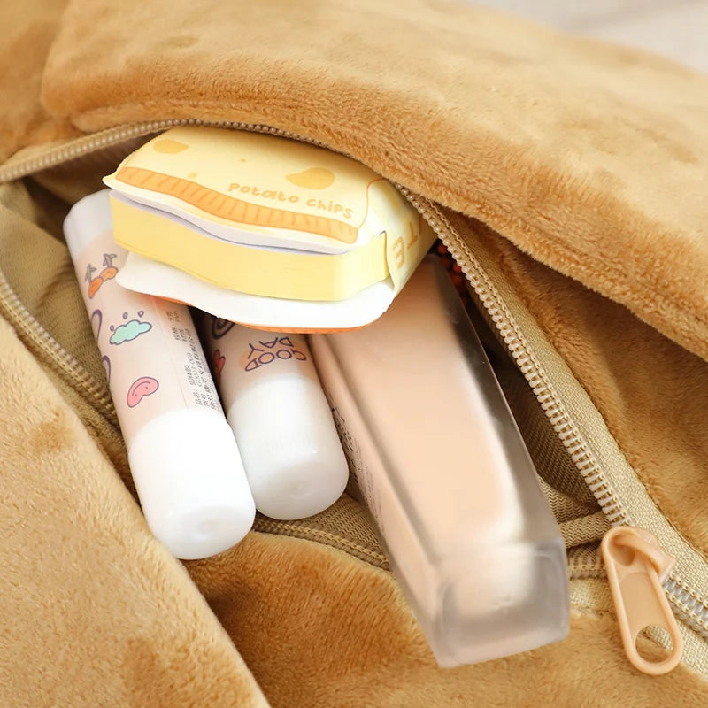 Creative Beetle Plush Backpack Soft Insect Stuffed Bag