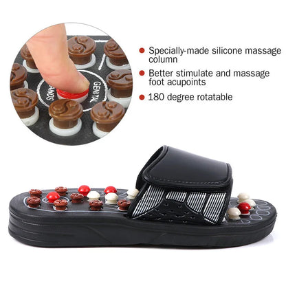 Foot Massage Slippers Acupuncture Therapy Massager Shoes For Foot Acupoint Activating Reflexology Feet Care Massageador Sandal