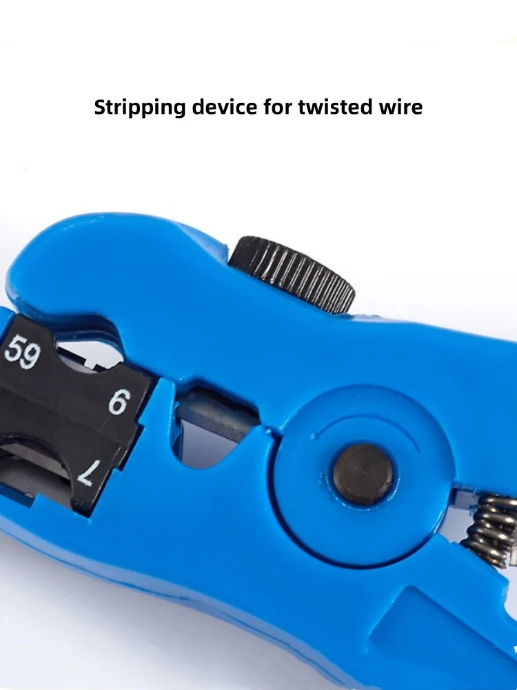 Multi-functional Wire Plier Cable Wire Pliers Electric Stripping Tools Cutter Striper for UTP/STP RG59 RG6 RG7 RG11 Cable Cutter