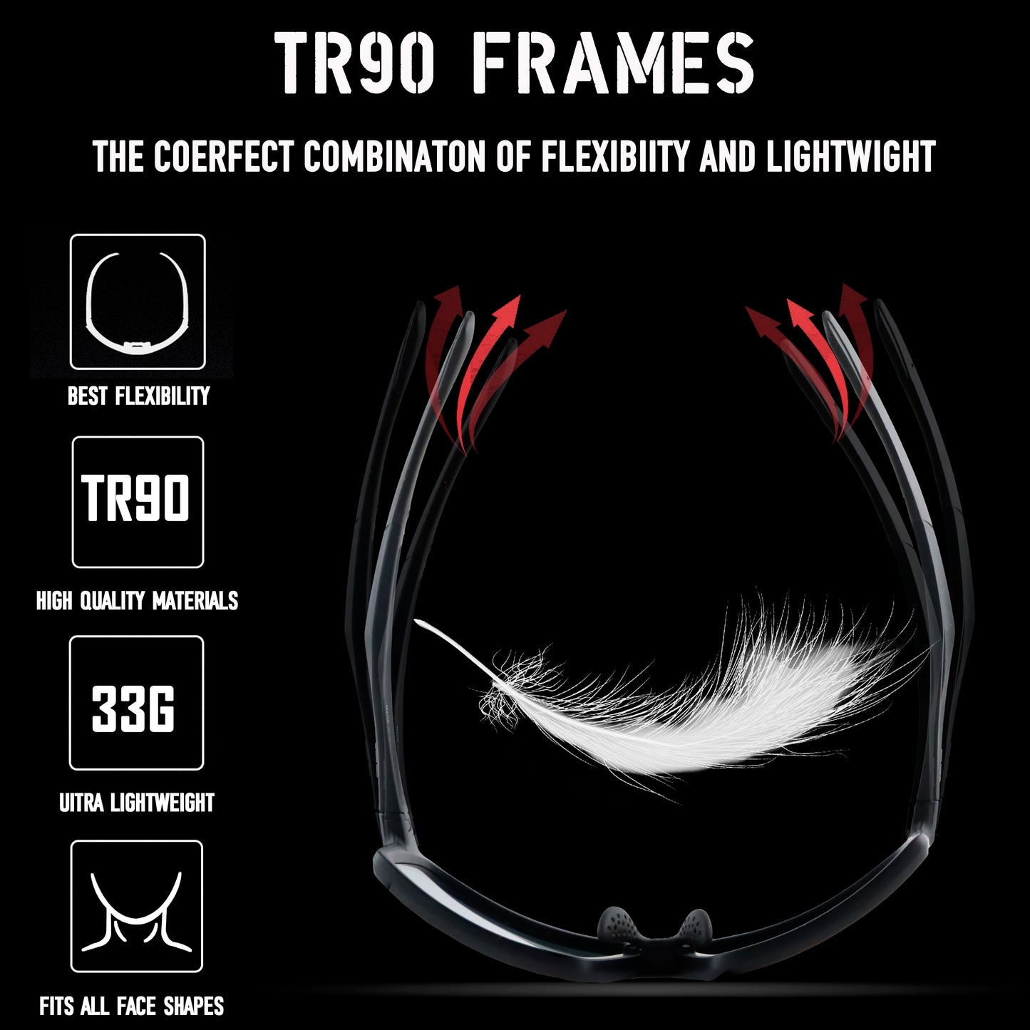 Photochromic Cycling Sunglasses UV400 Sports Bike Goggles