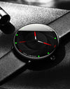 Minimalist Men's Fashion Watches Ultra Thin Stainless Steel Mesh Belt Quartz Wrist Watch Men Casual Leather Clock
