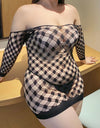 Black Underwear Dress Summer Transparent Pajama Erotic Costumes Long Sleeves Lingerie
